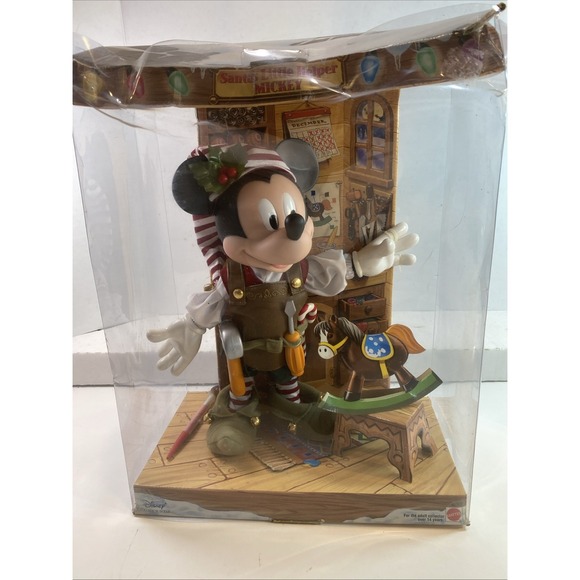 Mattle Other - Disney Santa Little Helper Mickey Mouse Christmas Holiday Doll Mattel 2001 Vtg‎